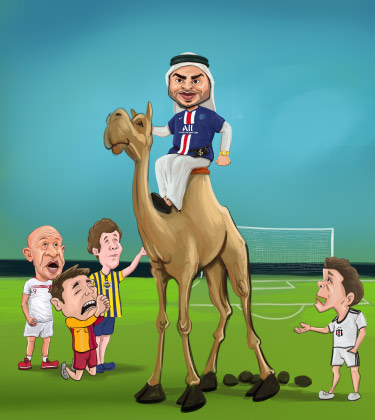 Order Football Caricature: 100% Custom Art for Soccer Lovers
