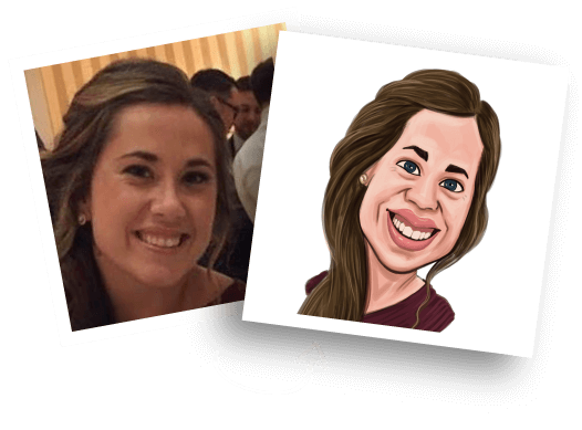 Before/After Girl Caricature